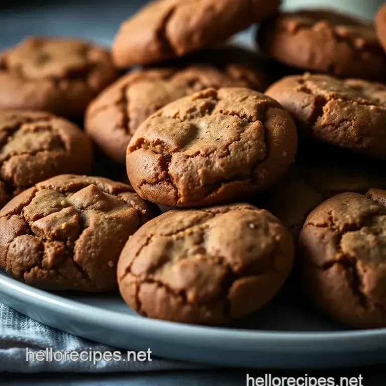Old-Fashioned Chewy Molasses Cookies presentation