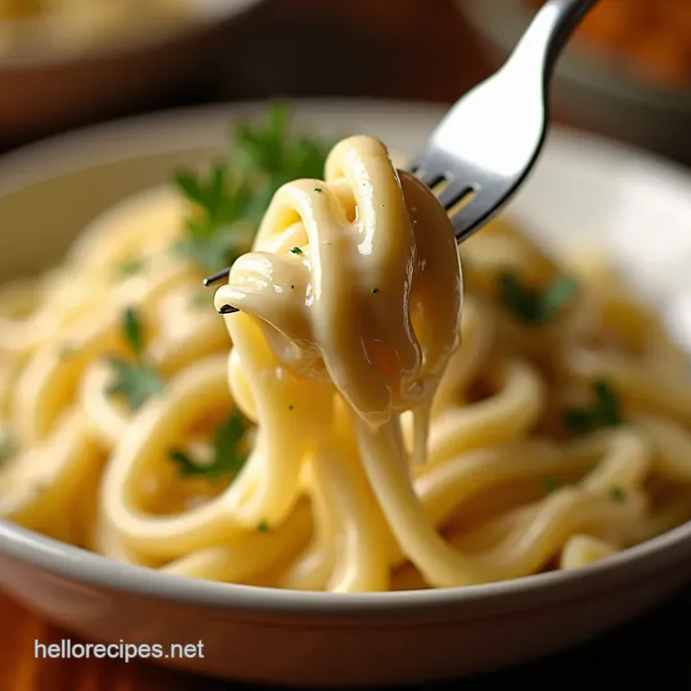 Olive Gardens Secret Unlocked the Ultimate Copycat Alfredo Sauce presentation