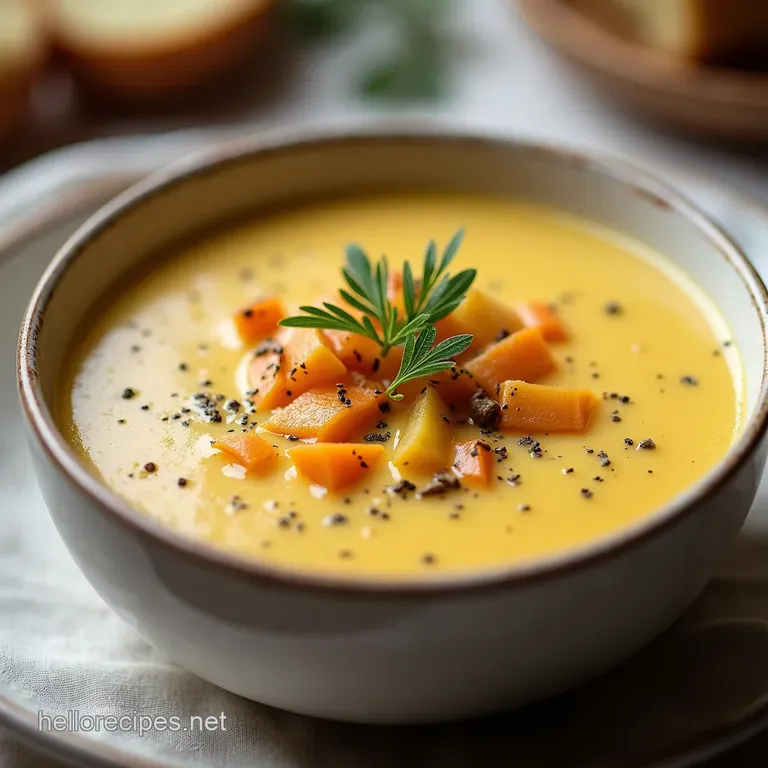 Omas Secret Weapon The Ultimate Creamy Hearty German Potato Soup Kartoffelsuppe