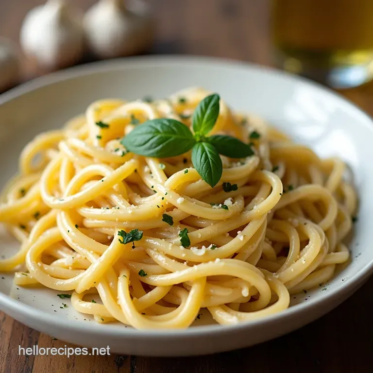 One Pot Creamy Garlic Pasta Perfection