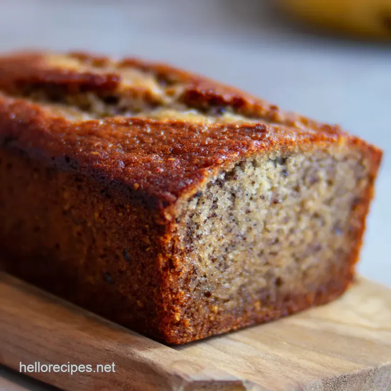 OneBowl Wonder Banana Bread No Mixer Needed presentation