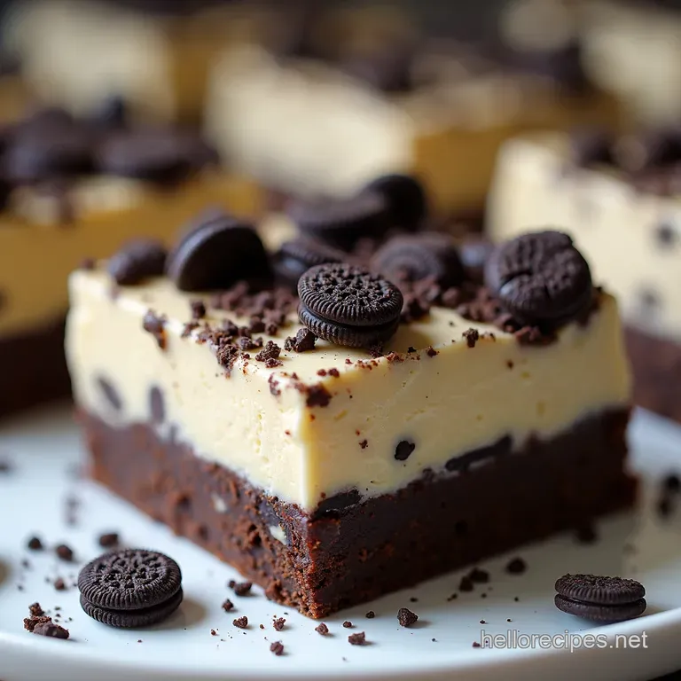 Oreo Cookie Dough Dream Bars Edible Delight