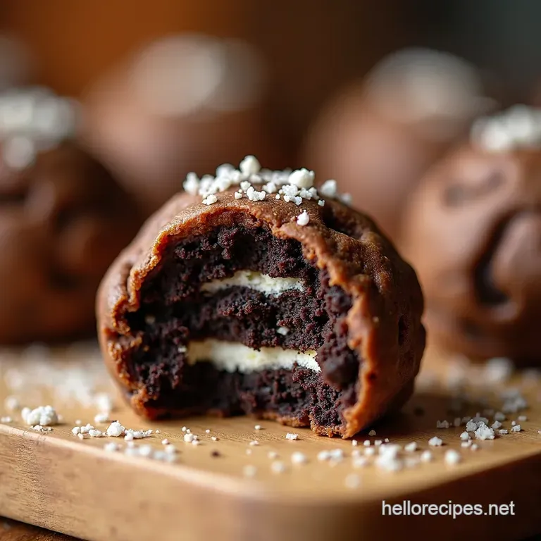 Oreostuffed Chocolate Chip Cookie Bombs presentation