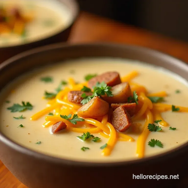 Outback Thunder Copycat Creamy Potato Soup presentation