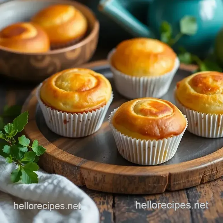 Oven Baked Pancake Mini Muffins presentation