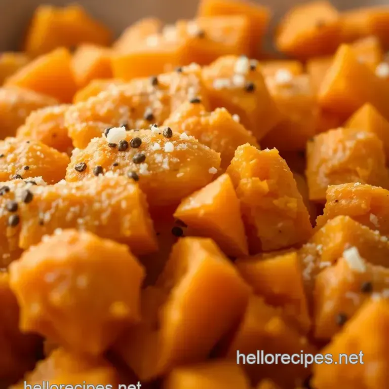 Oven Baked Sweet Potatoes presentation