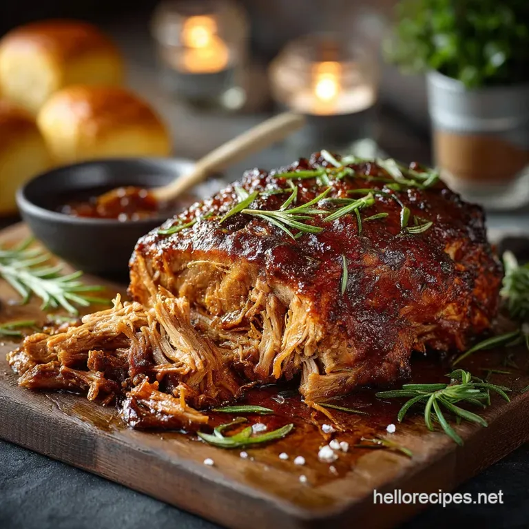 The Ultimate Low Slow Pulled Pork Oven Method for Perfect Bark and Flavour presentation
