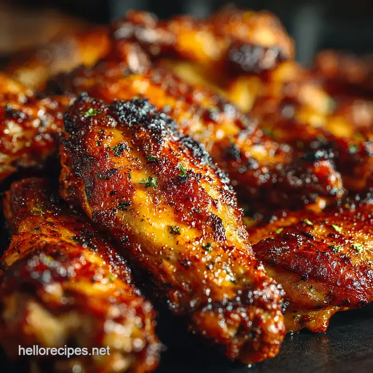 Ovenbaked Wings of Glory Ridiculously Crispy Chicken Wings presentation