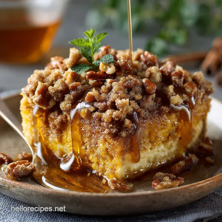 The Ultimate Spiced Pumpkin Pecan Overnight French Toast Bake