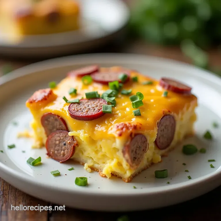 The Sleep In Sausage Cheese Breakfast Bake An Overnight Casserole Miracle