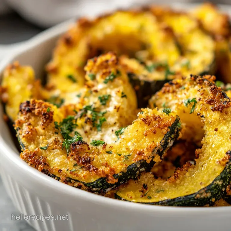 Parmesan Herb Roasted Acorn Squash: Golden and Savory
