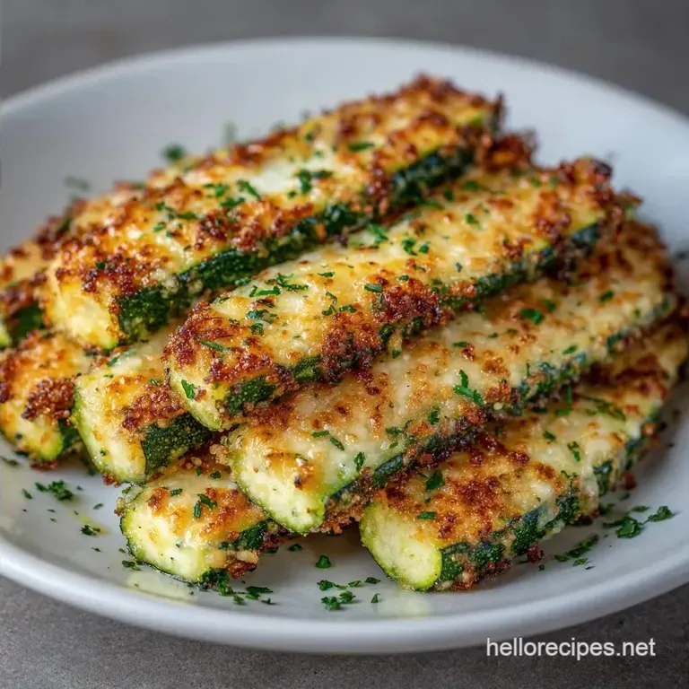 Parmesan Roasted Zucchini: Crispy and Golden
