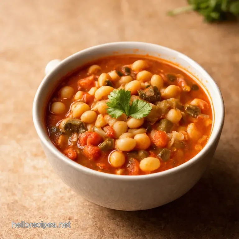 Pasta E Fagioli Hearty Italian Bean Pasta Soup presentation