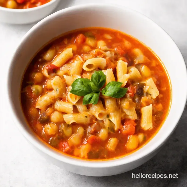Pasta e Fagioli Hearty Italian Bean Pasta Soup