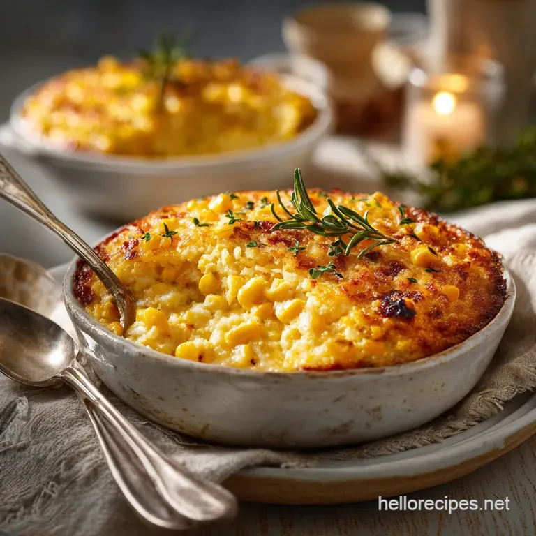 Paula Deens Corn Casserole: the Creamy Dreamy Southern Classic presentation