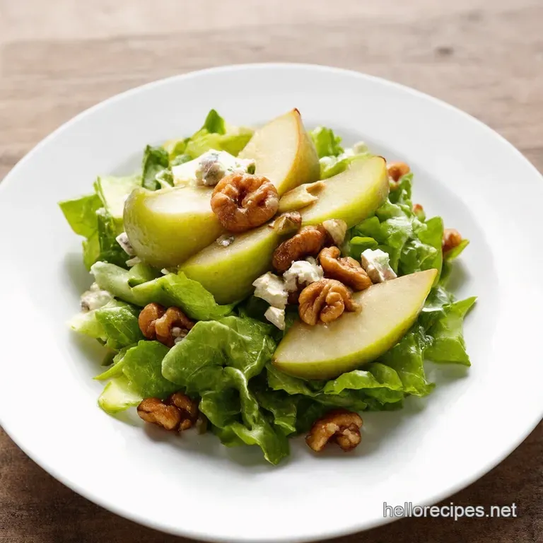 Pear Gorgonzola Salad with Candied Walnuts Balsamic Vinaigrette
