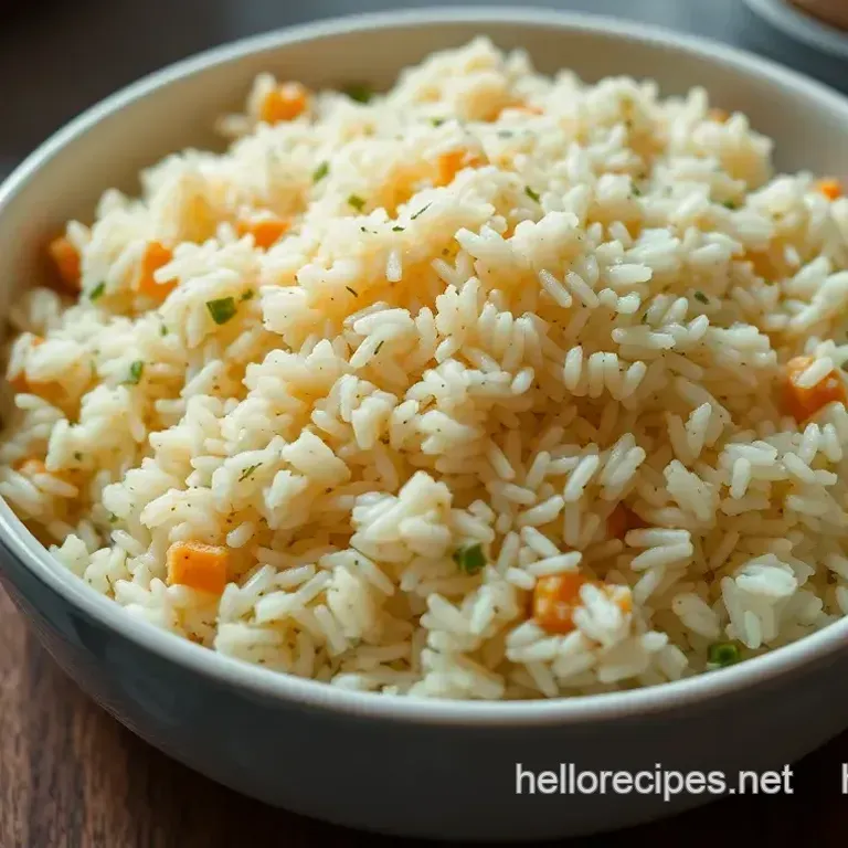 My Favorite Easy & Flavorful recipe for rice pilaf: Fluffy & Delicious