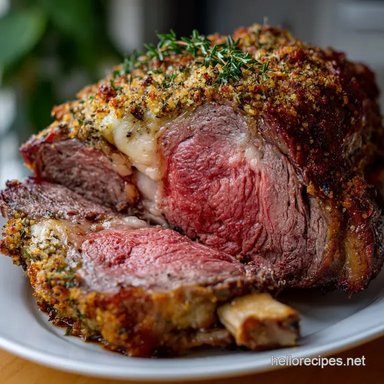 The Ultimate Herb-Crusted Prime Rib Roast For a Perfect Sunday
