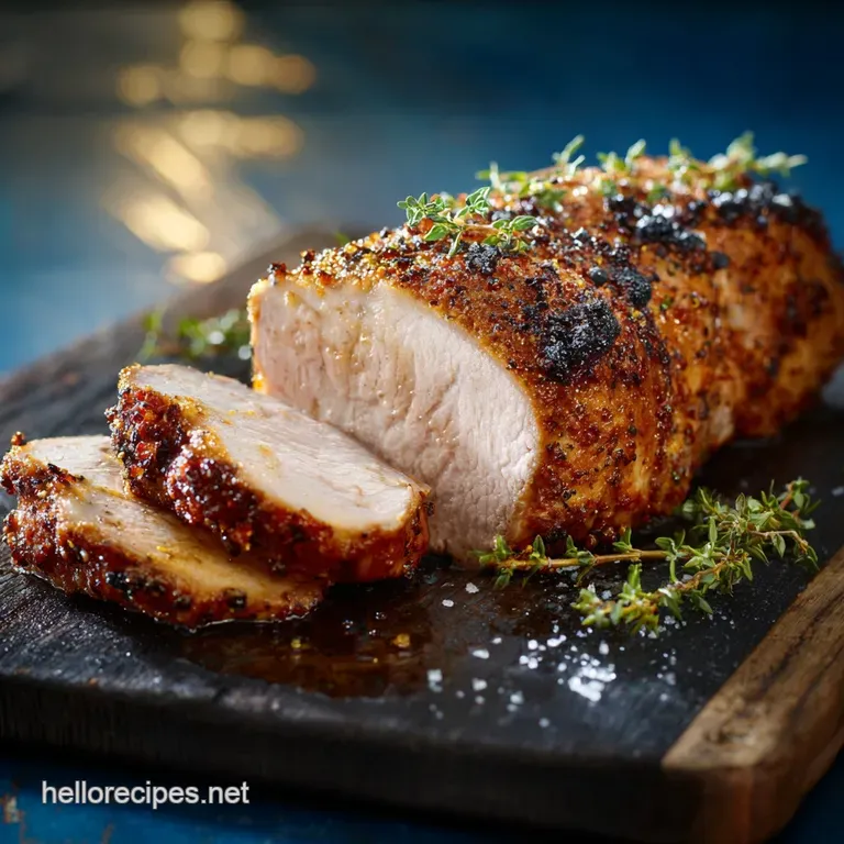Butchers Best Perfectly Roasted GarlicHerb Pork Tenderloin