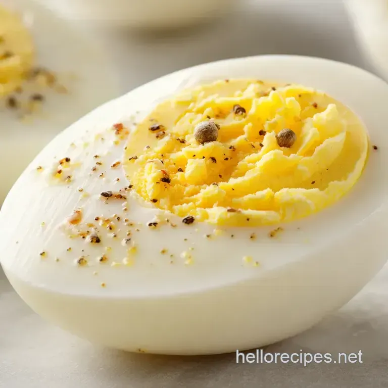 Perfectly Cooked Hard-Boiled Eggs: No More Green Rings!