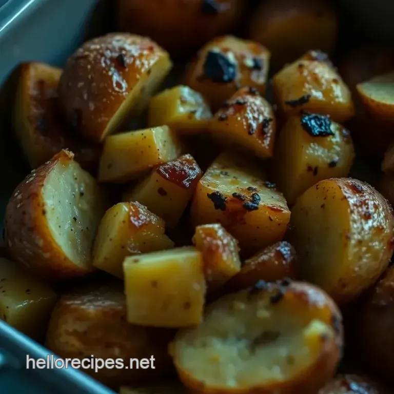 Perfectly Crisp Baked Potatoes (Oven Method) presentation