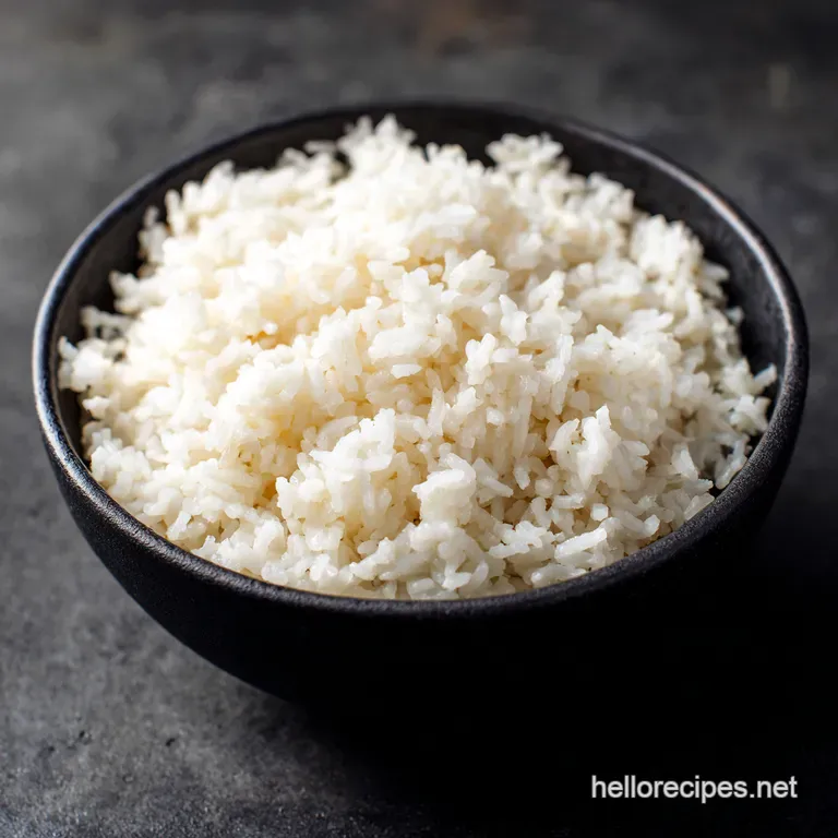 Perfectly Fluffy Instant Pot White Rice presentation