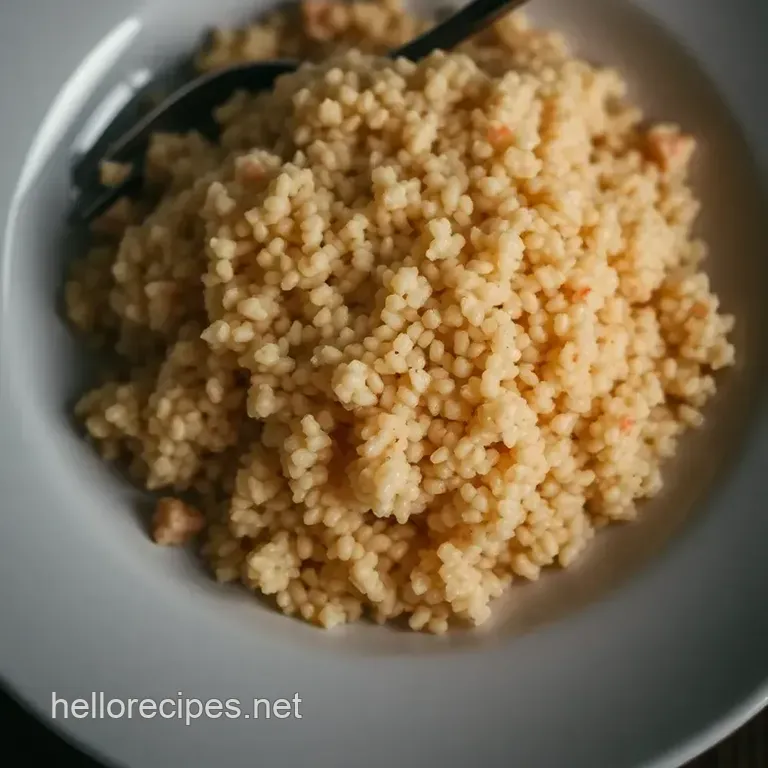 Perfectly Fluffy Quinoa presentation