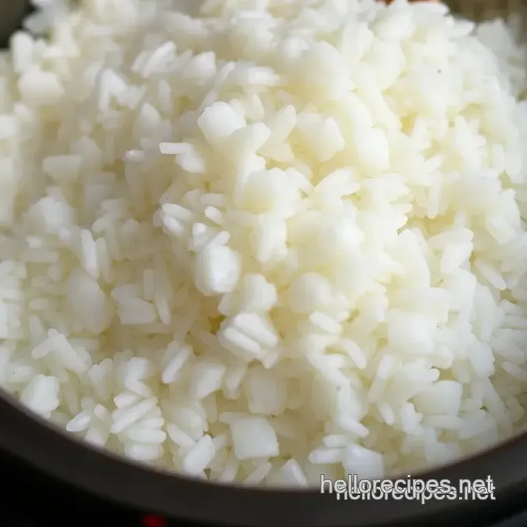 Perfectly Fluffy White Rice in the Instant Pot presentation