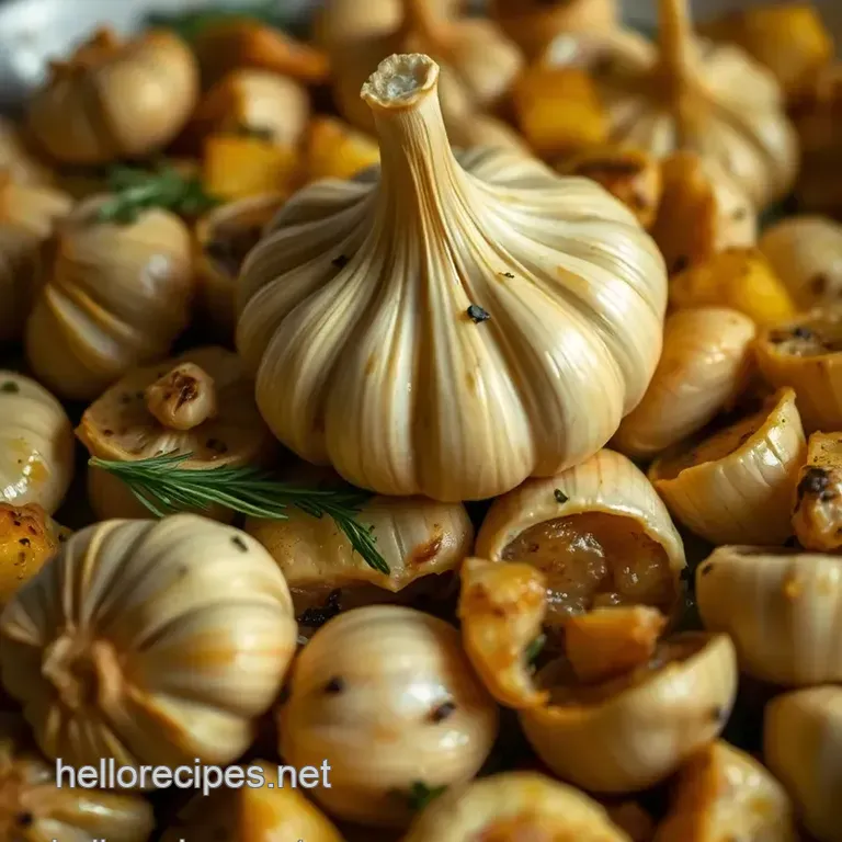 Perfectly Roasted Garlic: a Savory Delight presentation