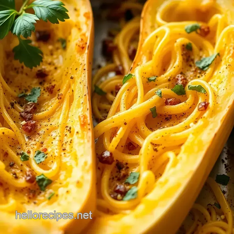 Perfectly Roasted Spaghetti Squash: from Oven to Plate presentation