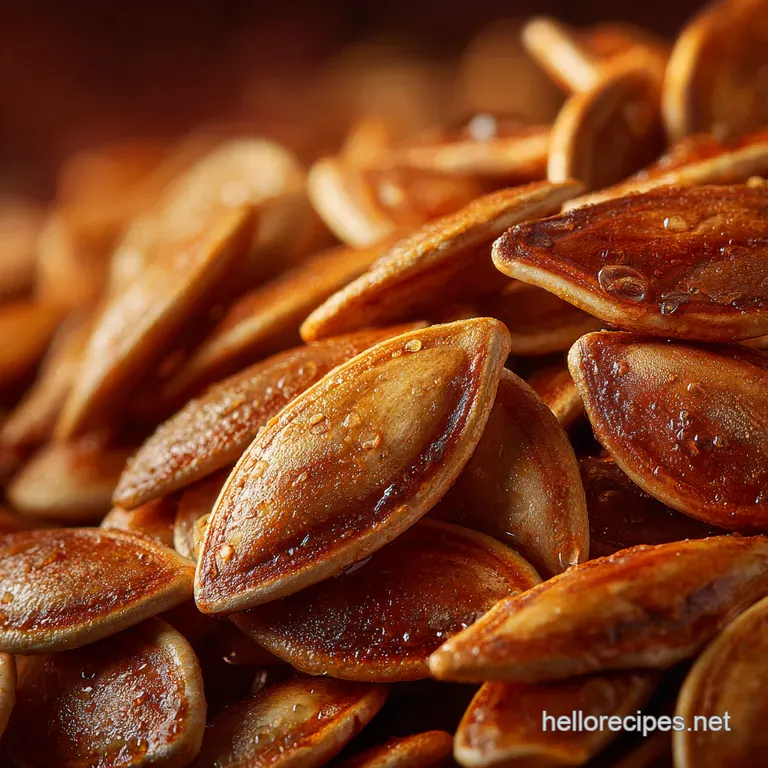 Perfectly Savory Roasted Pumpkin Seeds presentation