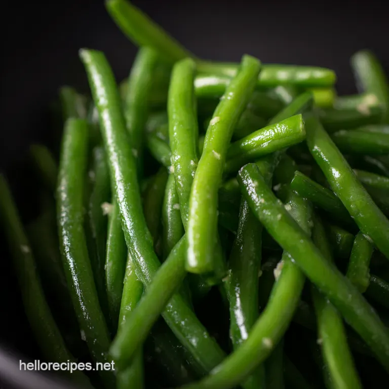 Perfectly Steamed Green Beans with LemonGarlic Dressing