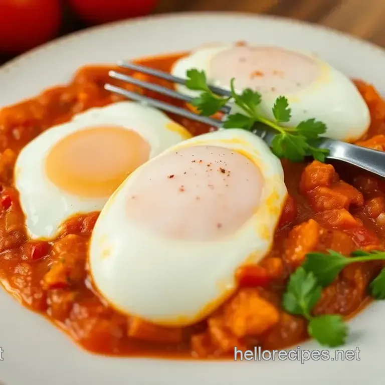My Kitchen-Tested Way to Make Poached Eggs in Spicy Tomato Sauce
