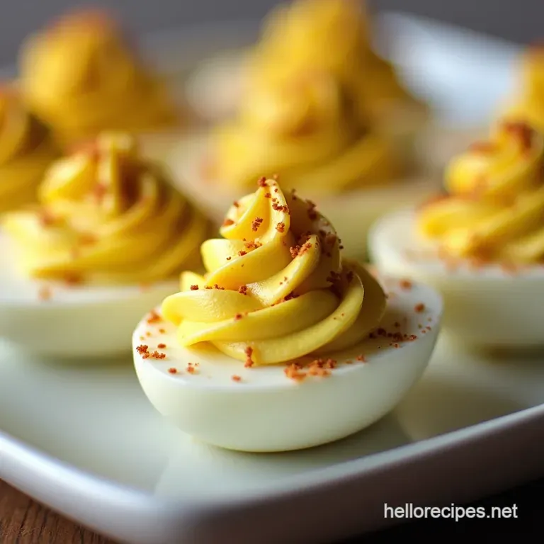 The Best Deviled Eggs Recipe Silky Filling Dijon Kick