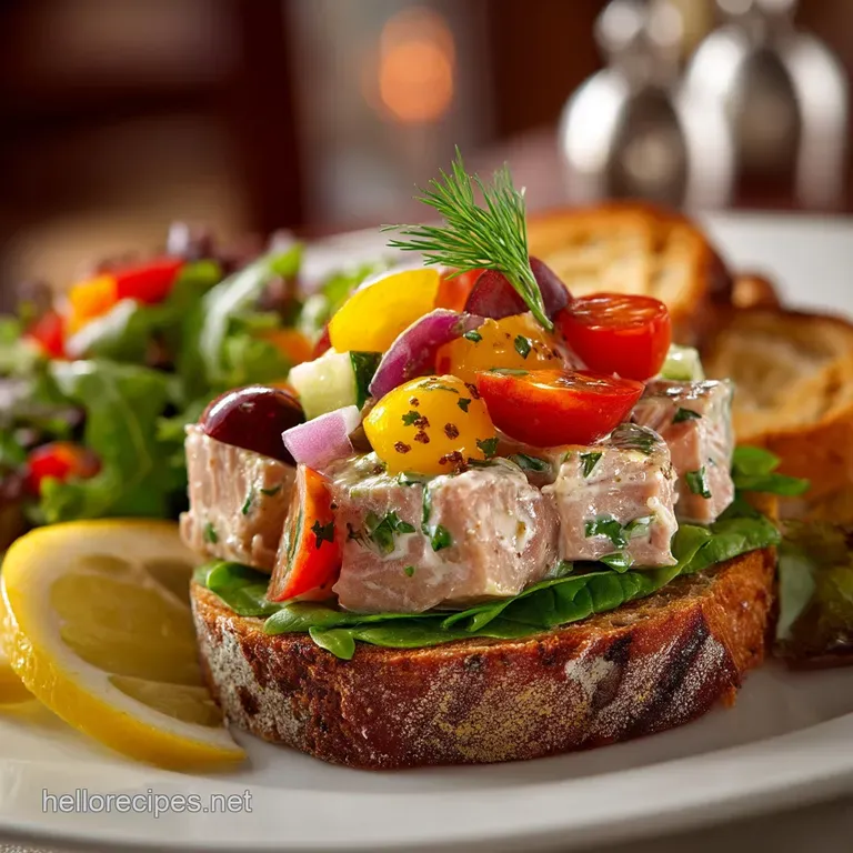 The Perfect Prep School Tuna Salad Tinned Tuna Elevated presentation