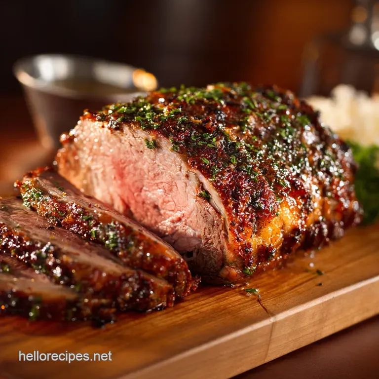 The Absolute Best Prime Rib Roast Recipe (Reverse Sear Method) presentation