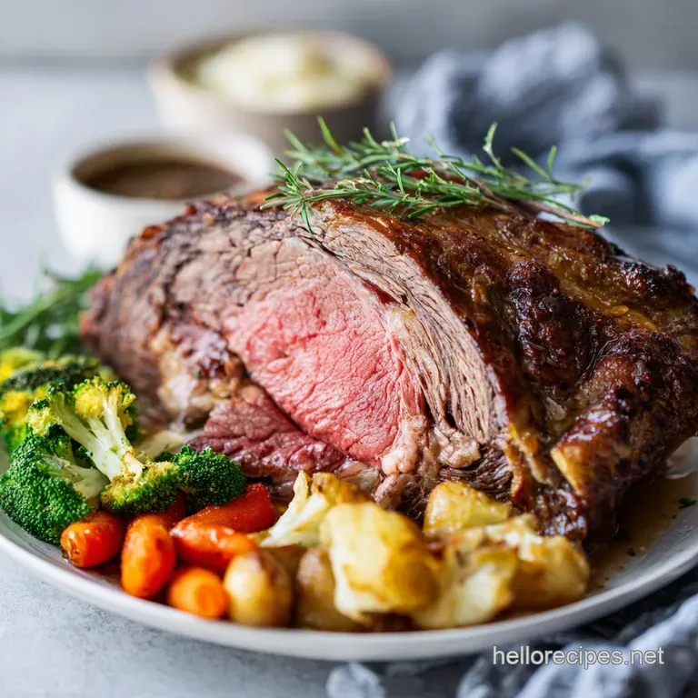 Herb Seasoned Prime Rib Roast Oven