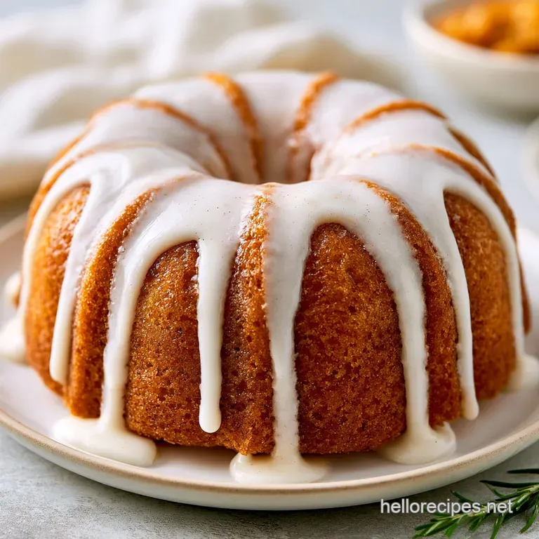 Professional Easter Cake with Vanilla Glaze