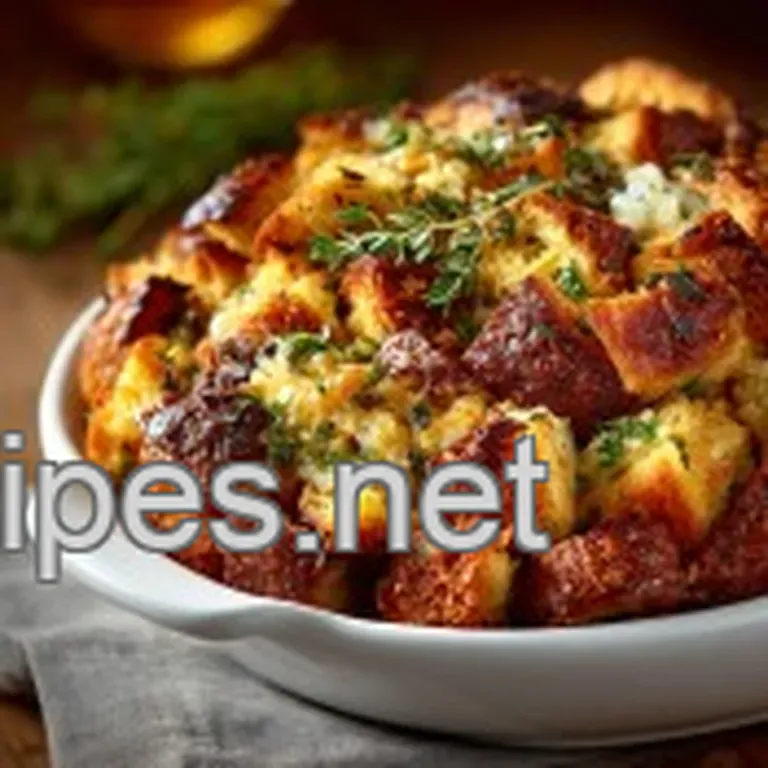 Proper Classic Sage and Thyme Thanksgiving Dressing Stuffing