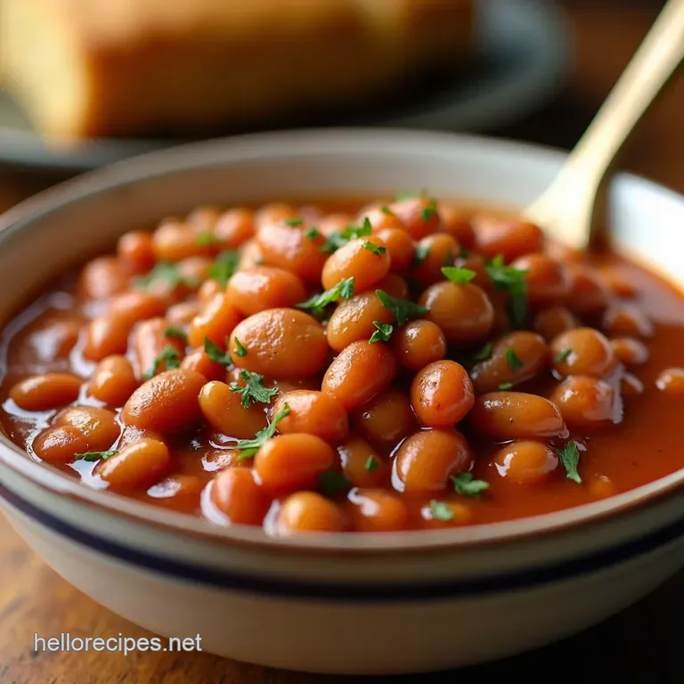 Proper Easy Peasy Baked Beans Nofuss Homemade Goodness presentation