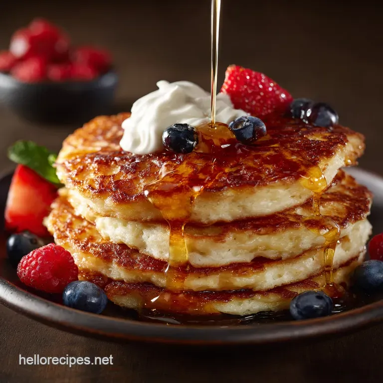The Proper Job Greek Yogurt Pancakes Thick Fluffy and Proteinpacked presentation