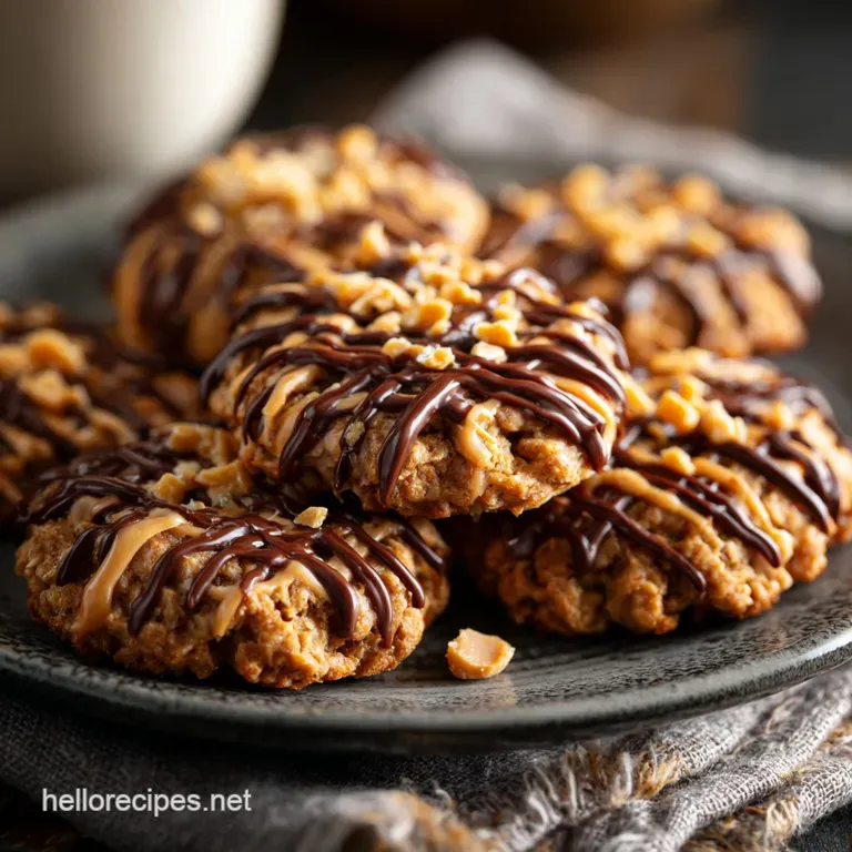 Vegan Peanut Butter Nobake Cookies the Proper Chocolate Fix presentation
