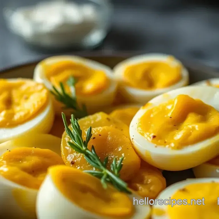 Pub Grub Perfection: Classic Pickled Eggs