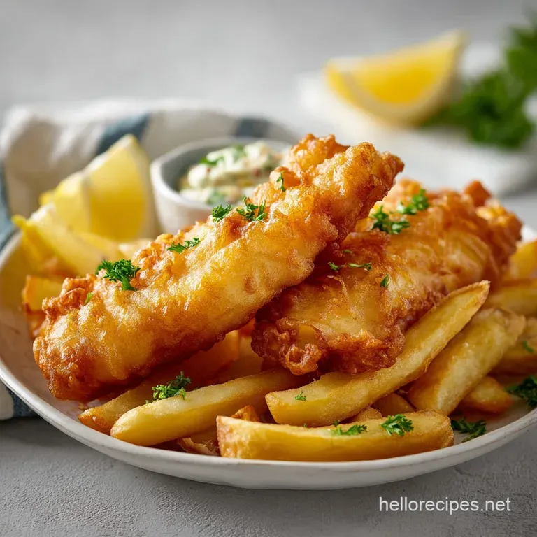 Fish and Chips: the Perfect Pub Classic presentation