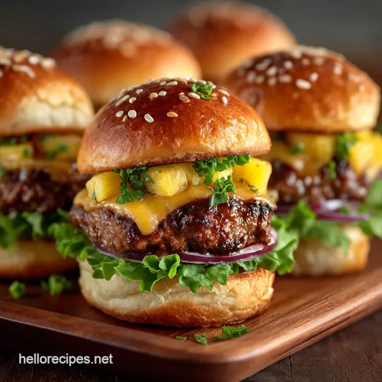 The Ultimate PubStyle Cheeseburger Sliders Easy Baking Dish Method presentation