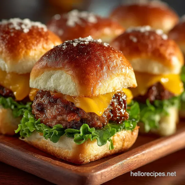 The Ultimate PubStyle Cheeseburger Sliders Easy Baking Dish Method