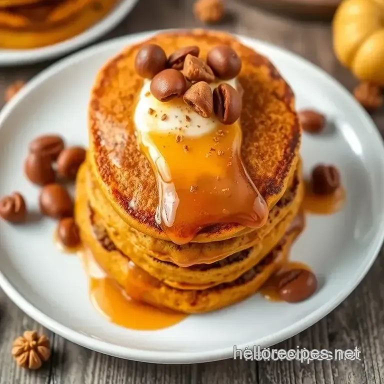 Pumpkin pancakes curaco: The Ultimate Easy Fall Breakfast Recipe! presentation