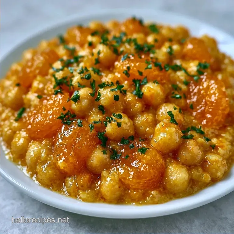 Quick Apricot Chickpea Curry in 25 Minutes