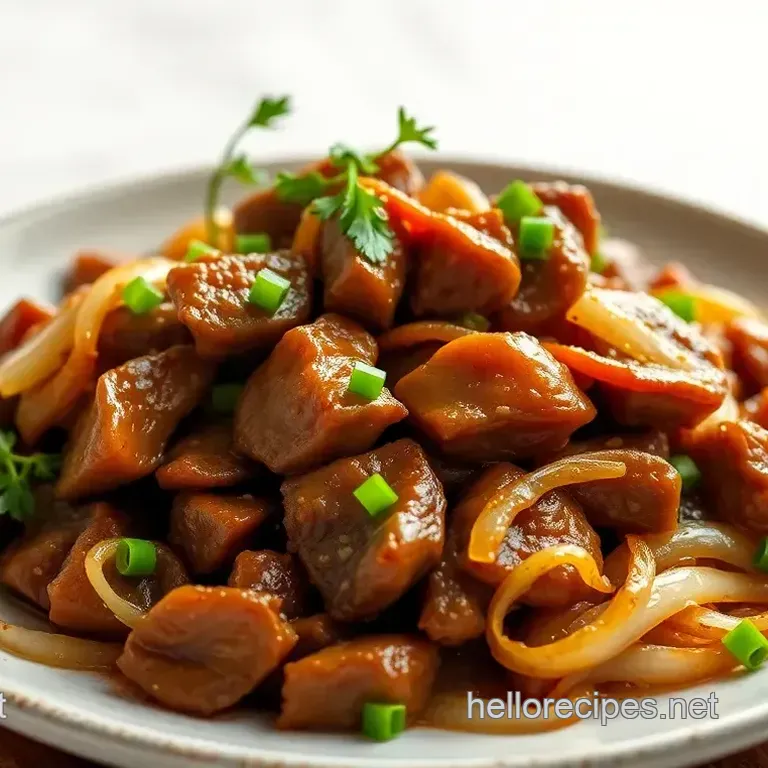 Quick Beef Stir-Fry with Sweet Onions