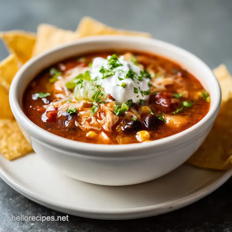 Chicken Taco Soup: Vibrant & Velvety